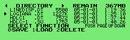 File operation display