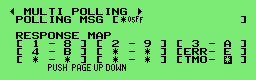 Polling setup display