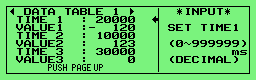 Transmission Table Screen for Simulation (3)